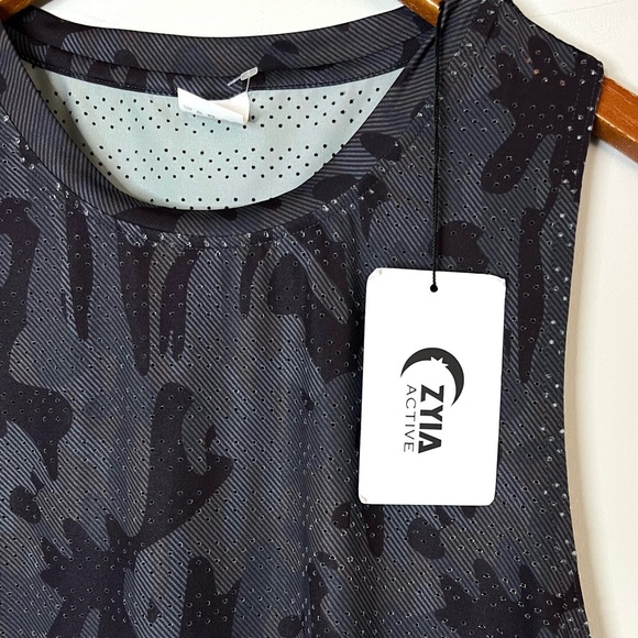 ZYIA NEW Camo Print Chill Tank Top Sz XXL - Picture 3 of 6